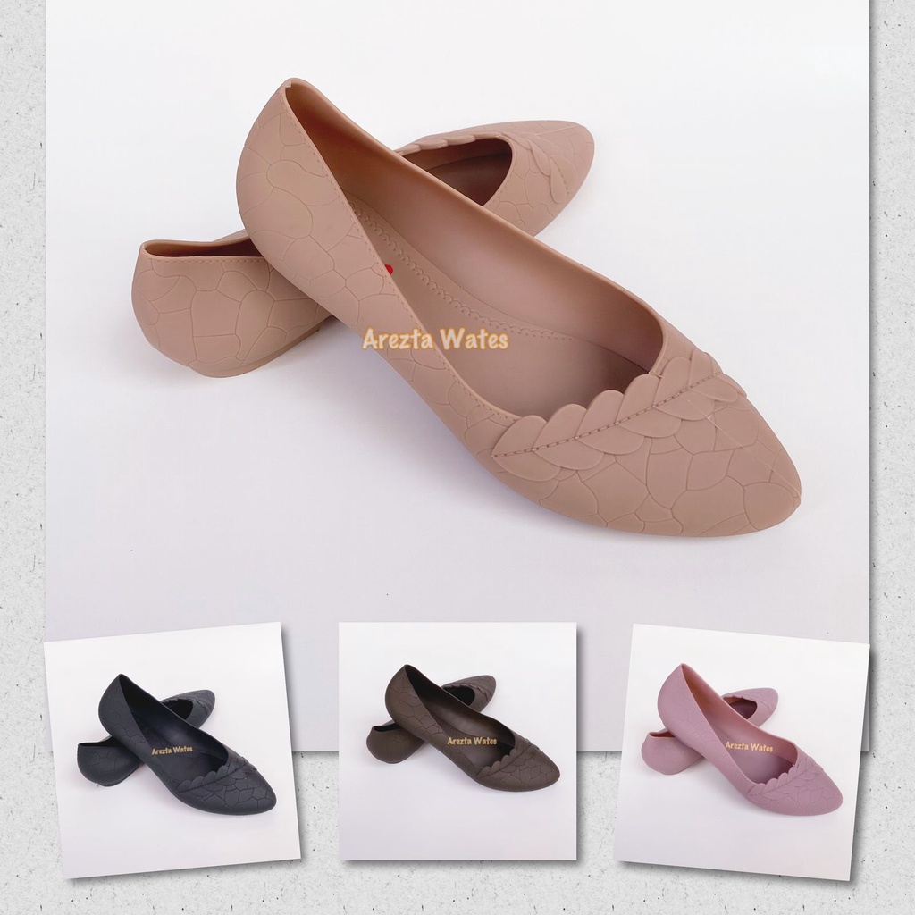 Sepatu balet karet jelly shoes wanita new era LB 13016