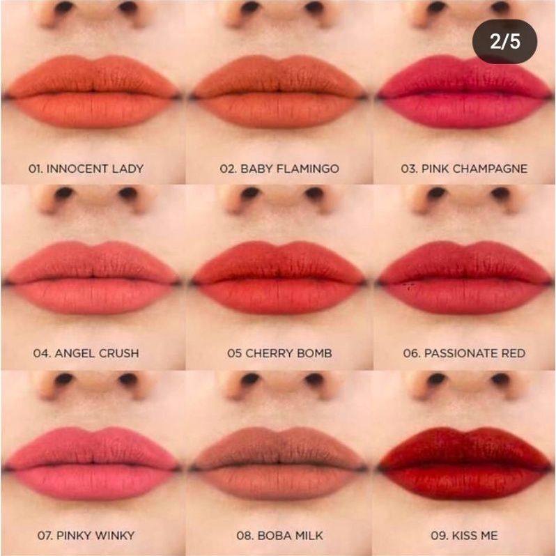 SALSA DYNAMATTE LIP CREAM / LIPCREAM SALSA All Series