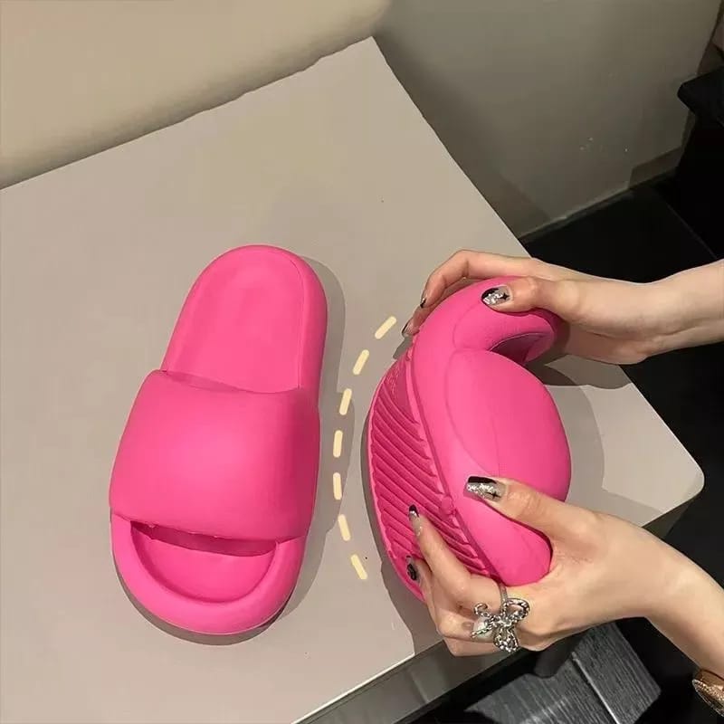 Tmall88 Sandal Rumah Wanita Slip-On Slipper Strap Comfy / Sandal Anti-slip / Sendal Berkualitas Tinggi / Sandal Karet