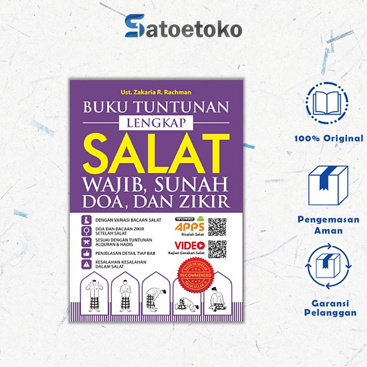 Buku Tuntunan Lengkap Salat Wajib & Sunah, Doa dan Dzikir - Ust. Zakaria R. Rachman