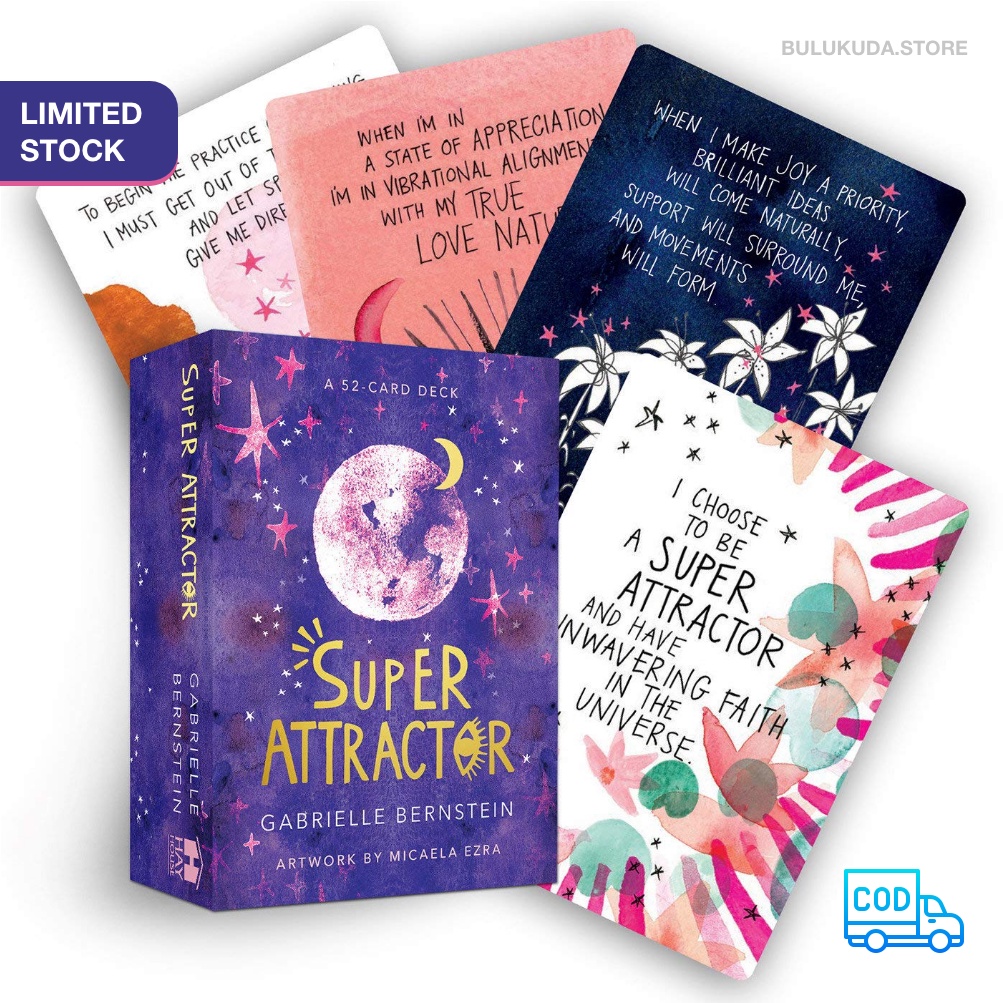 [COD] Super Attractor Oracle By Garielle Bernstein a 52 Card Deck with PDF E-Guide | Kartu BoardGame