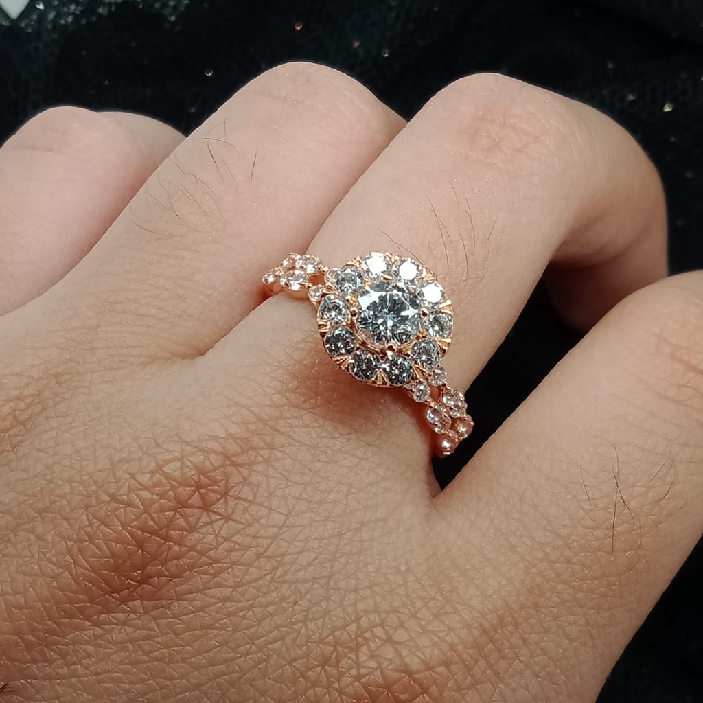 Cincin emas 17k - 3.05 gr kadar 750 - 3998