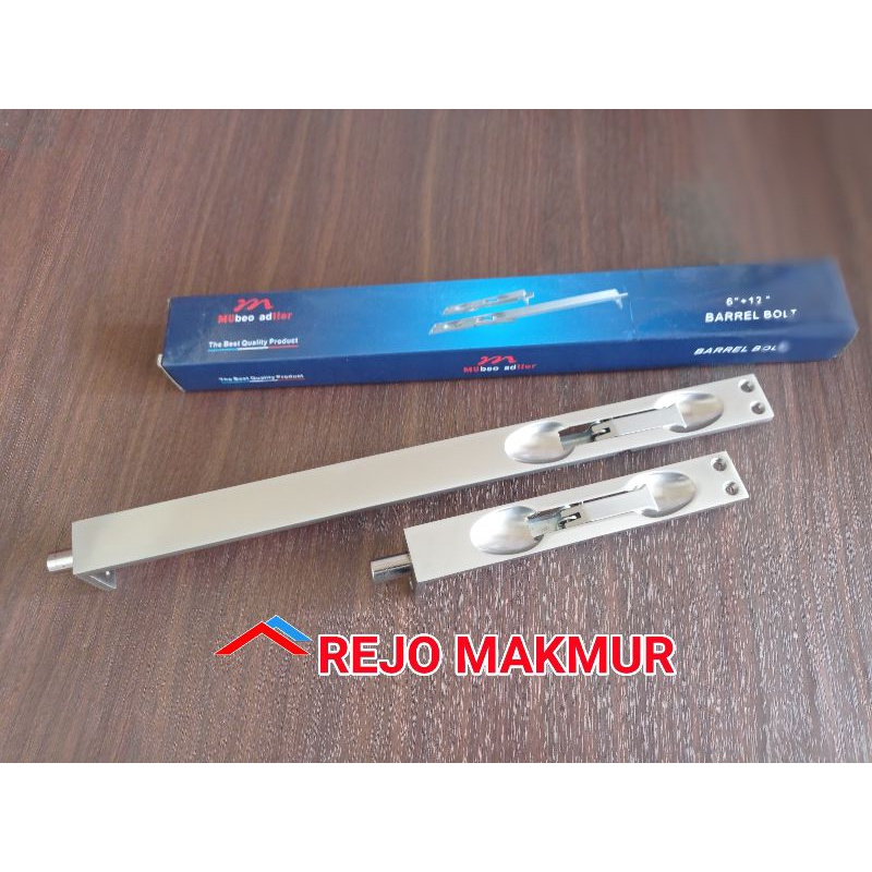 Grendel Tanam Pintu Merk Muller Ukuran 12" / 30 cm