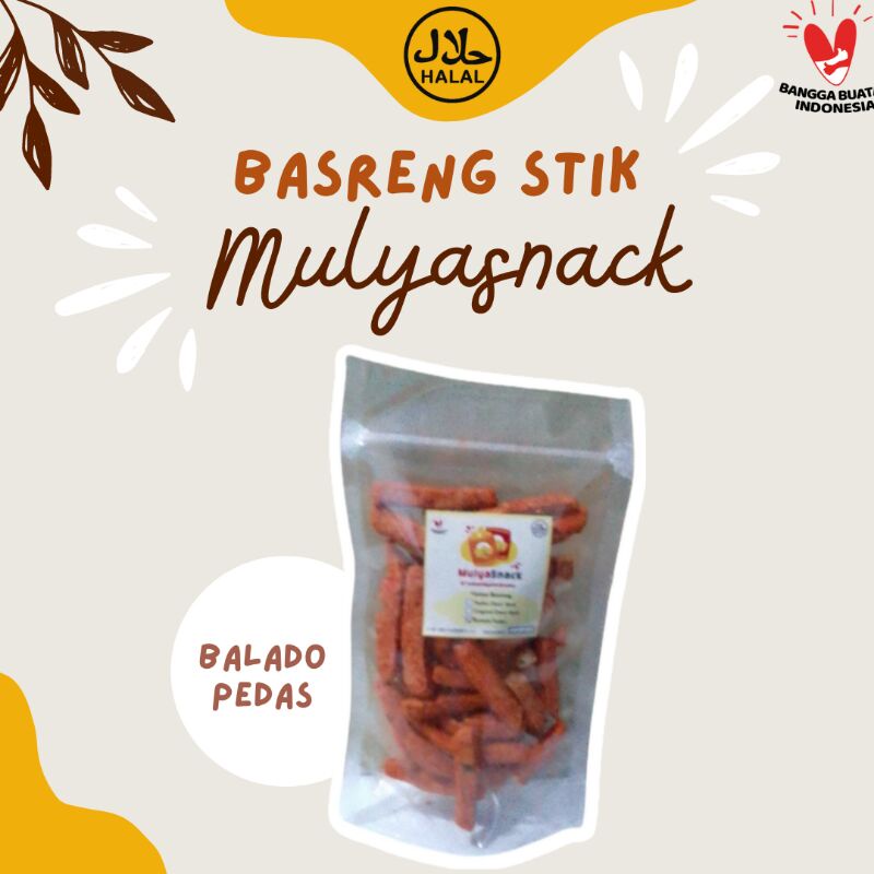 

Basreng Balado Pedas 100gr