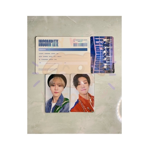 [READY] SEVENTEEN INCOMPLETE DVD PHOTOCARD SEUNGKWAN THE8