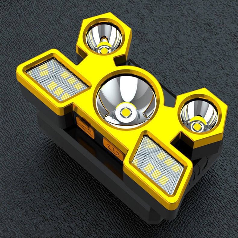 HEADLAMP 5 LED COB Rechargerable / Senter Kepala Multifungsi / Senter Kepala LED 5in1