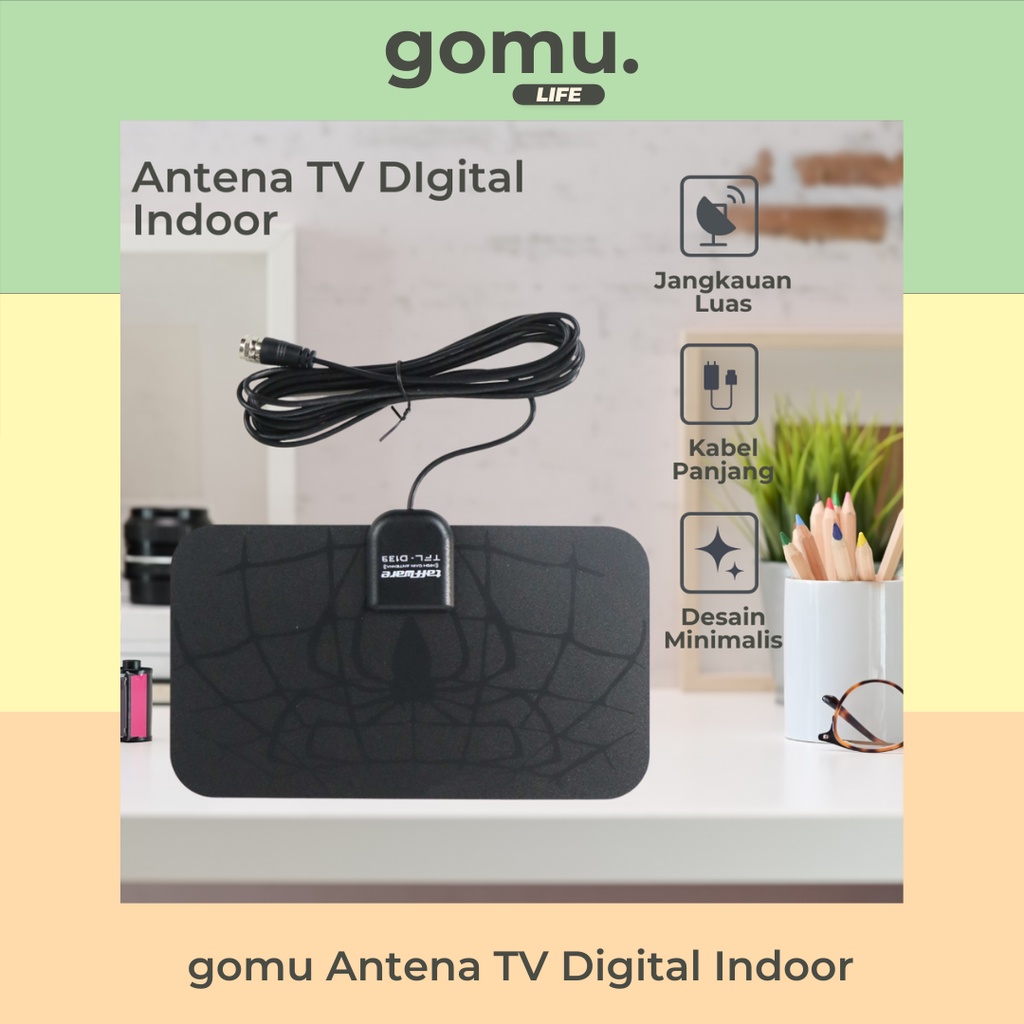 Antena TV Digital Indoor - Indoor Digital TV Antenna - Antena Set Top Box