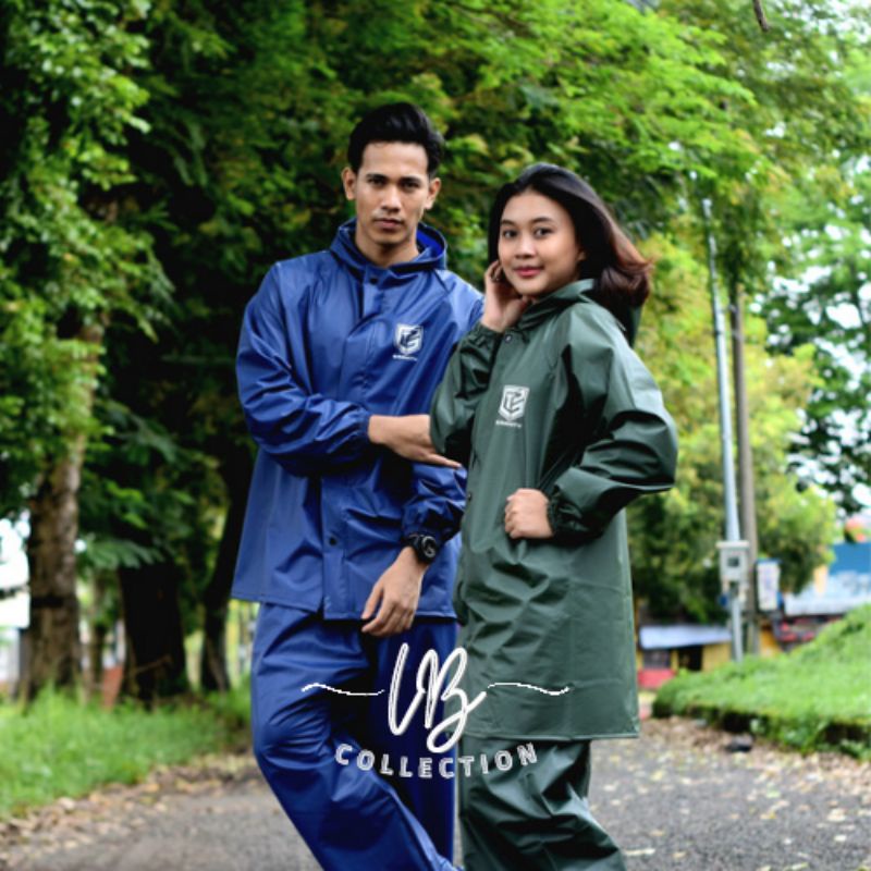 JAS HUJAN, RAINCOAT MANTEL Terbaik Pria Wanita By Gravity Bahan PVC 025 Tebal Anti Rembes