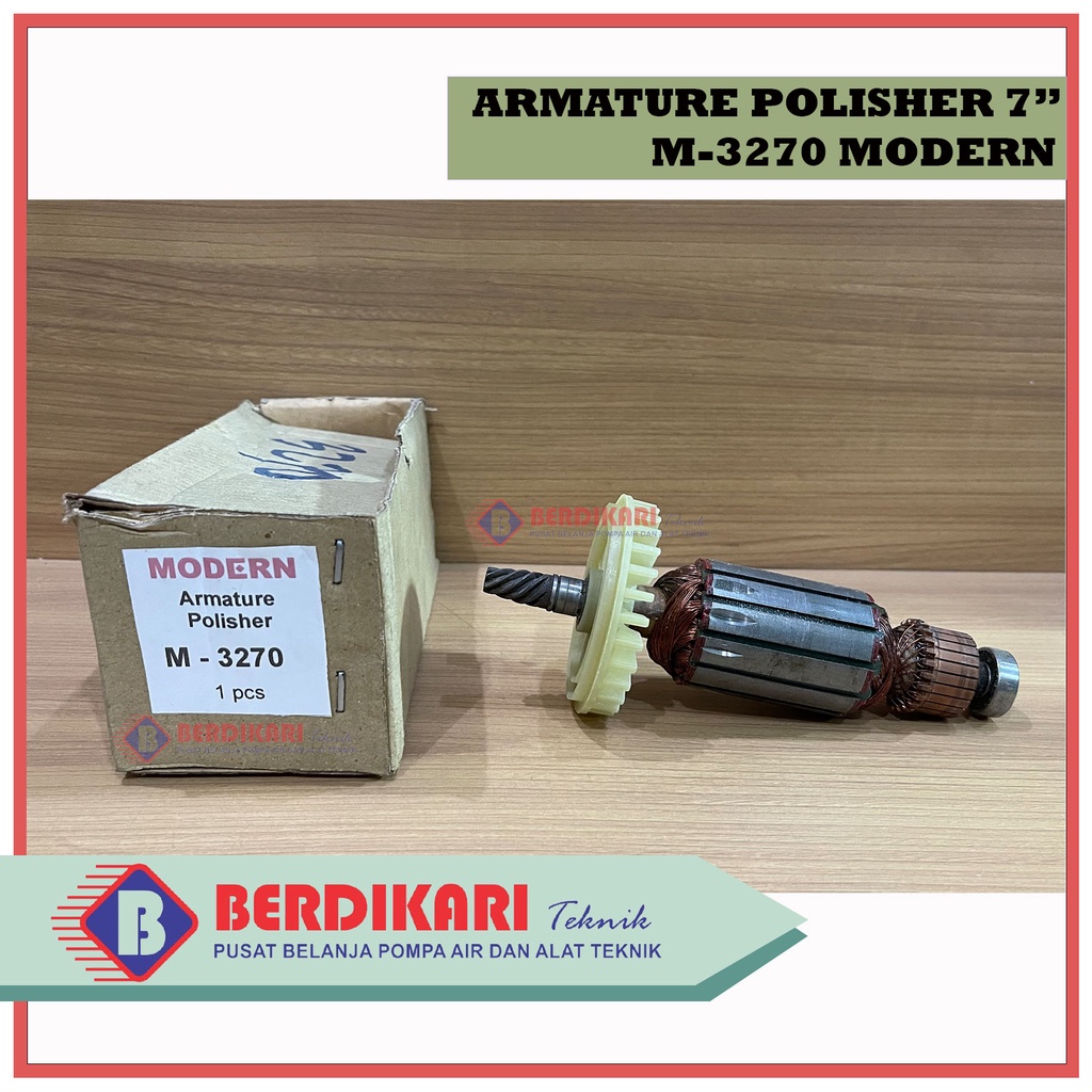 ARMATURE POLISHER / ANGKER POLES MOBIL 7" MODERN M 3270 M3270 M-3270