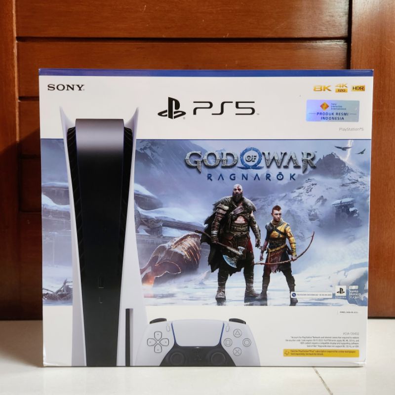 PlayStation 5 PS5 God of War Ragnarok GoW Bundle Bundling Sony Indonesia Disk Disc Version