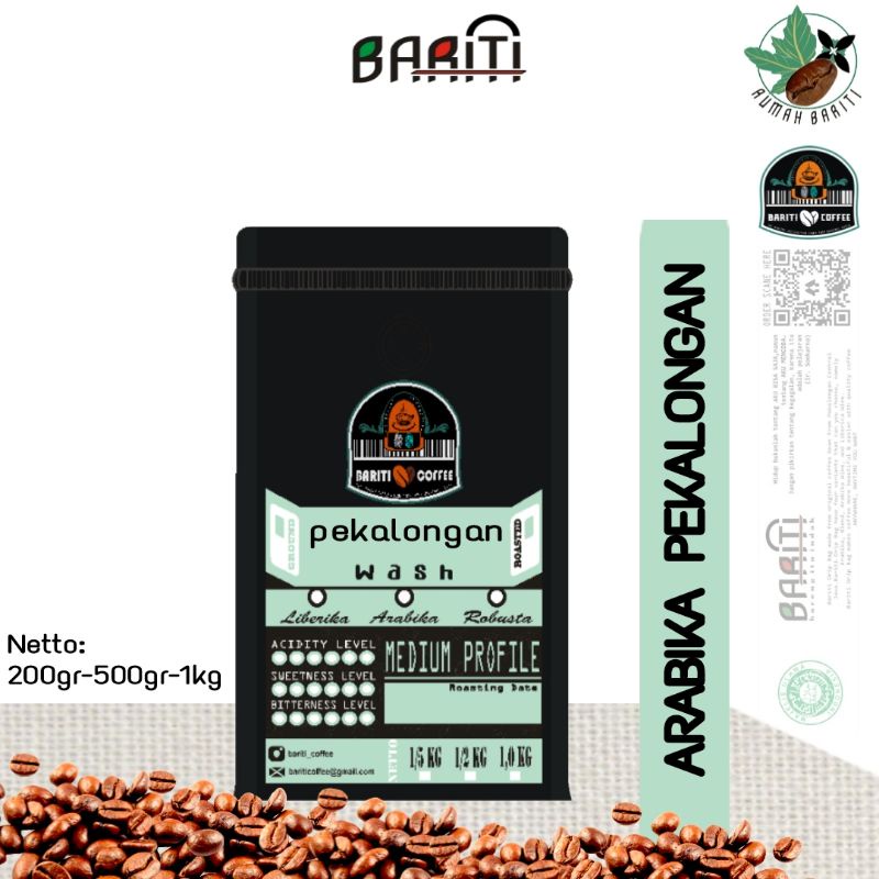 

Kopi Arabika Pekalongan -Basah/Wash - (Berat: 1kg -500gr - 200gr)