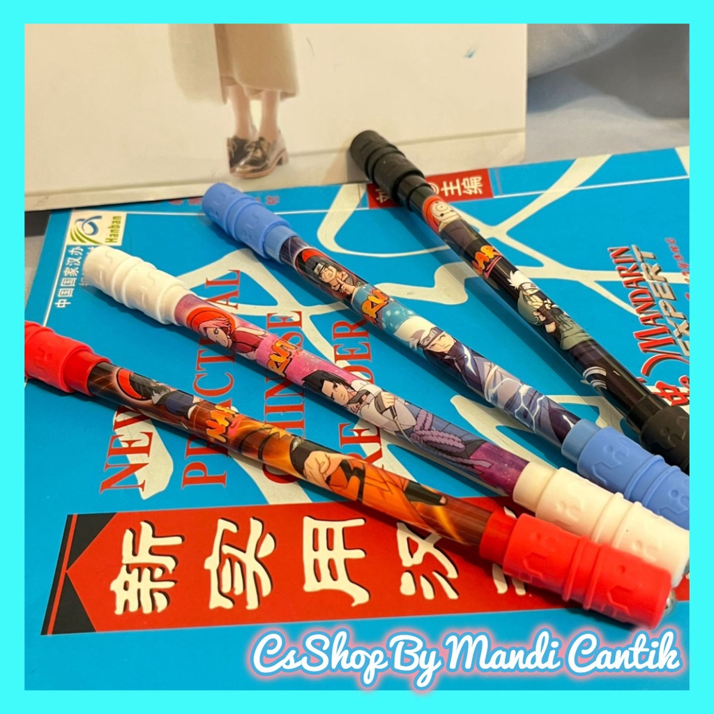 

Pen Gel Magnet Putar Gambar Kartun Ninja Pen Spinning Keren