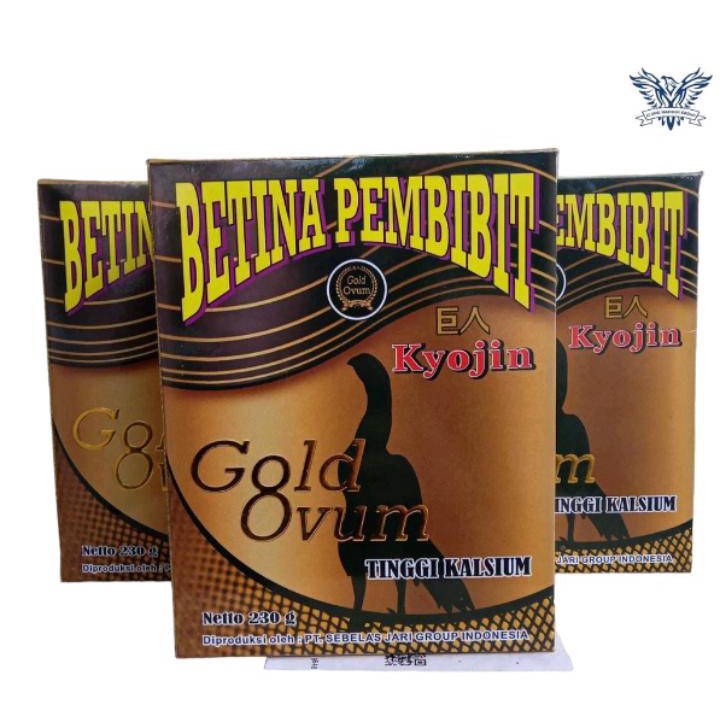 Pakan Ayam Vitamin Ayam Bangkok, Ayam Laga, Ayam Laga Kyojin Gold Ovum Betina pembibit 230gr