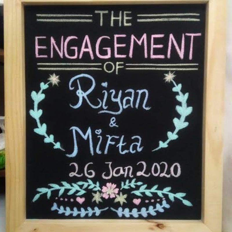 

Papan Tulis Kapur Ukuran 30×40 Cm/Papan Tulis Mini Hitam/Chalkboard/Blackboard/Papan Tulis Menu Kafe / Pajangan Weding Pernikahan/Souvenir/Bazaar/Home Decore