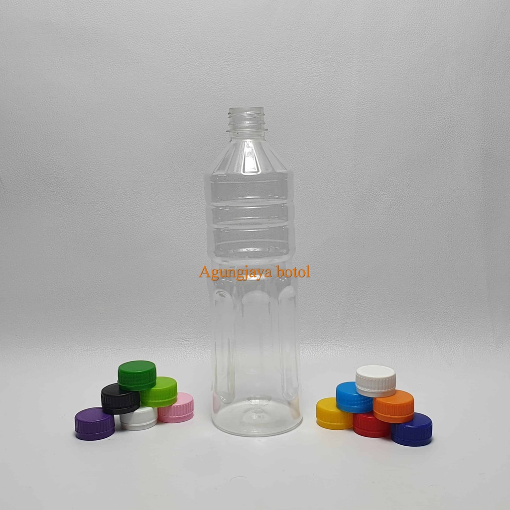 Botol Plastik Minyak Goreng 1000 Ml Bulat Natural / Botol Minyak 1 L / Botol Minyak Goreng / Botol P