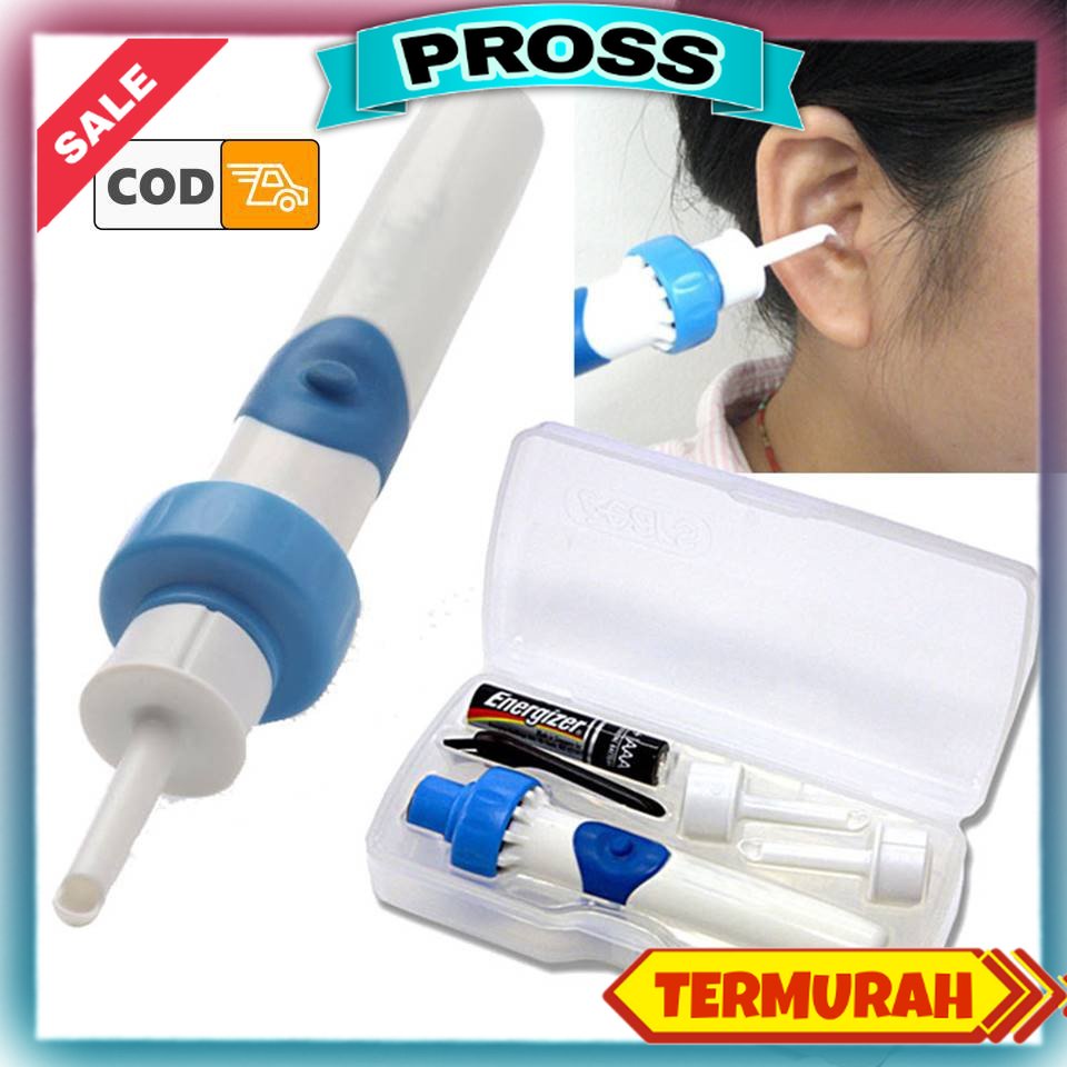Alat Pembersih Telinga Elektrik / Korek Sedot Vacum Penyedot Kotoran Kuping Aman