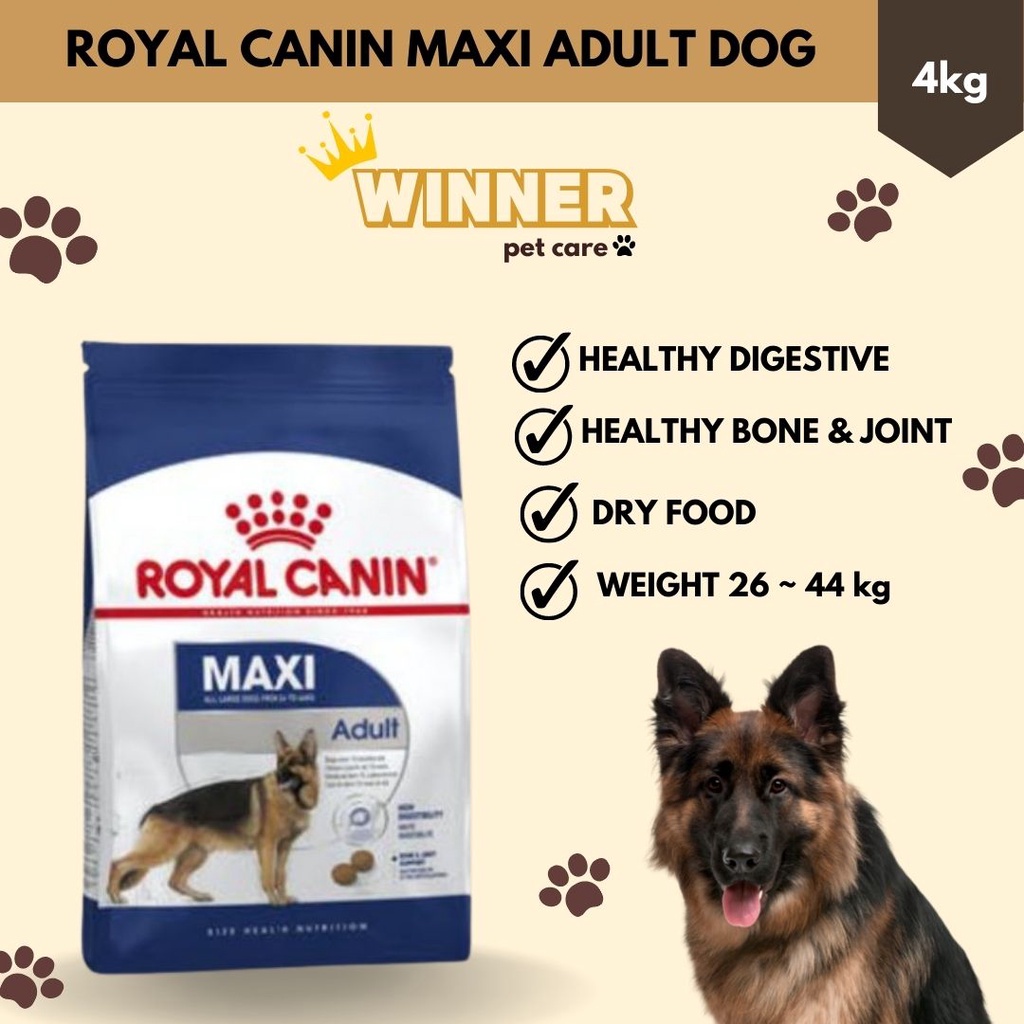 Royal Canin Maxi Adult Dog Food Freshpack 4kg