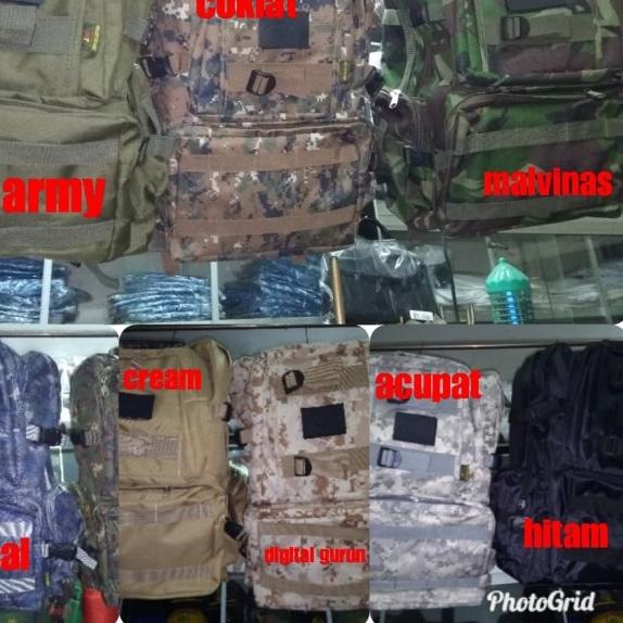 tas ransel army 3p loreng camo besar tas gultor