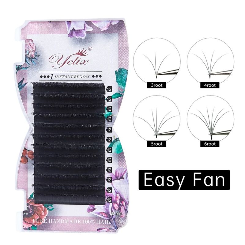 (BOX PUTIH) YELIX bloom blossom lash UJUNGNYA SAMA easy fanning volume russian. Eyelash extensions rusiian tebal dan lembut EYELASH EXTENSIONS EXTENSION TANAM BULUMATA KOREA