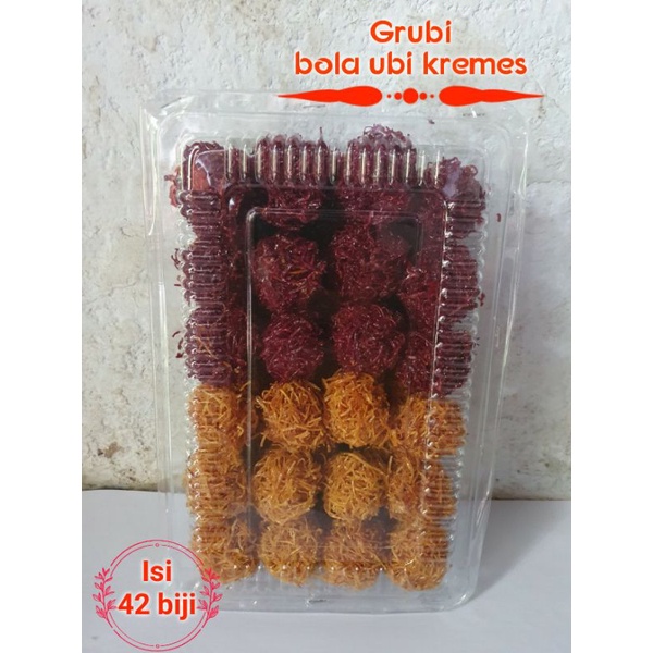 

aneka Snack oishii Cemilan grubi kremes bola ubi isi 42pcs