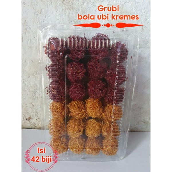 

aneka Snack oishii Cemilan grubi kremes bola ubi isi 42pcs