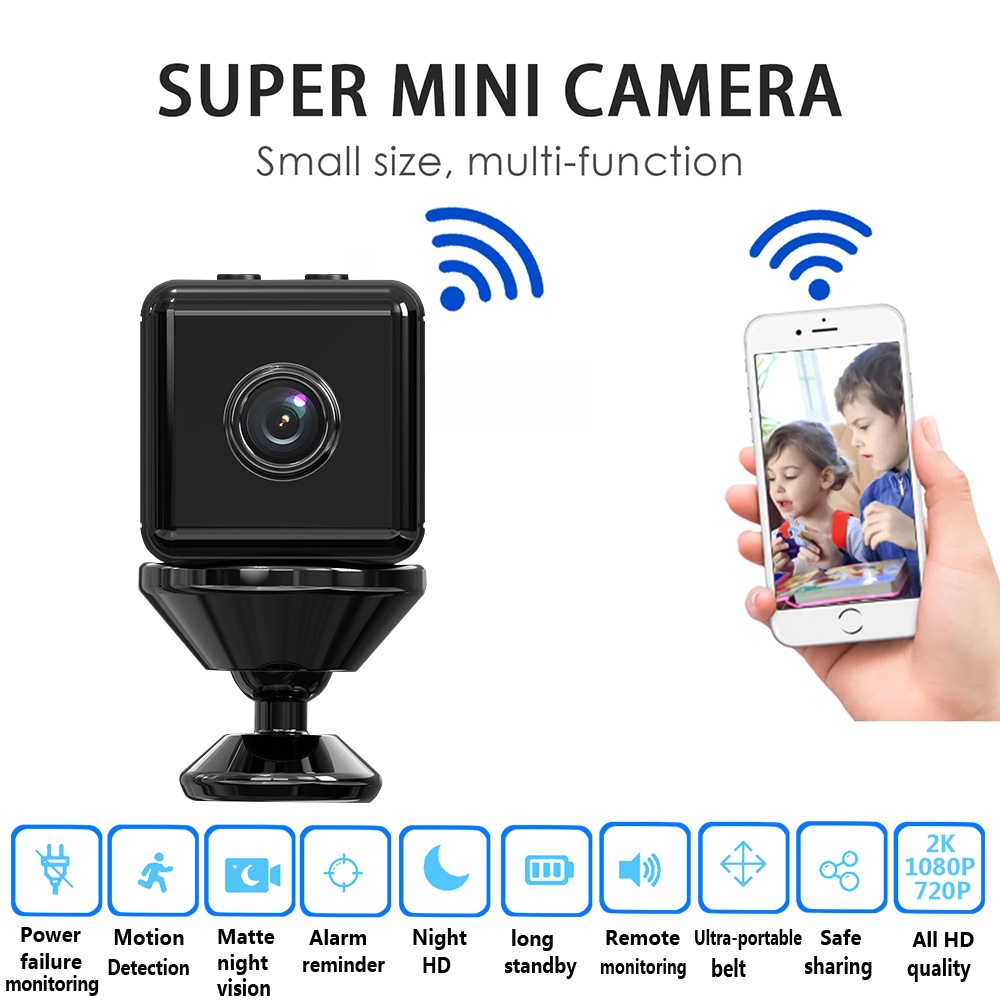 Jual Wireless X9 Mini Camera Wifi Hd 1080p Micro Kamera Kecil Smart Ip