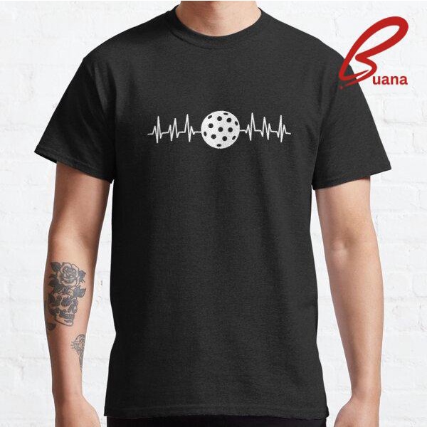 Kaos Baju Pria Wanita Pickleball Heartbeat Pickleball Gift 203