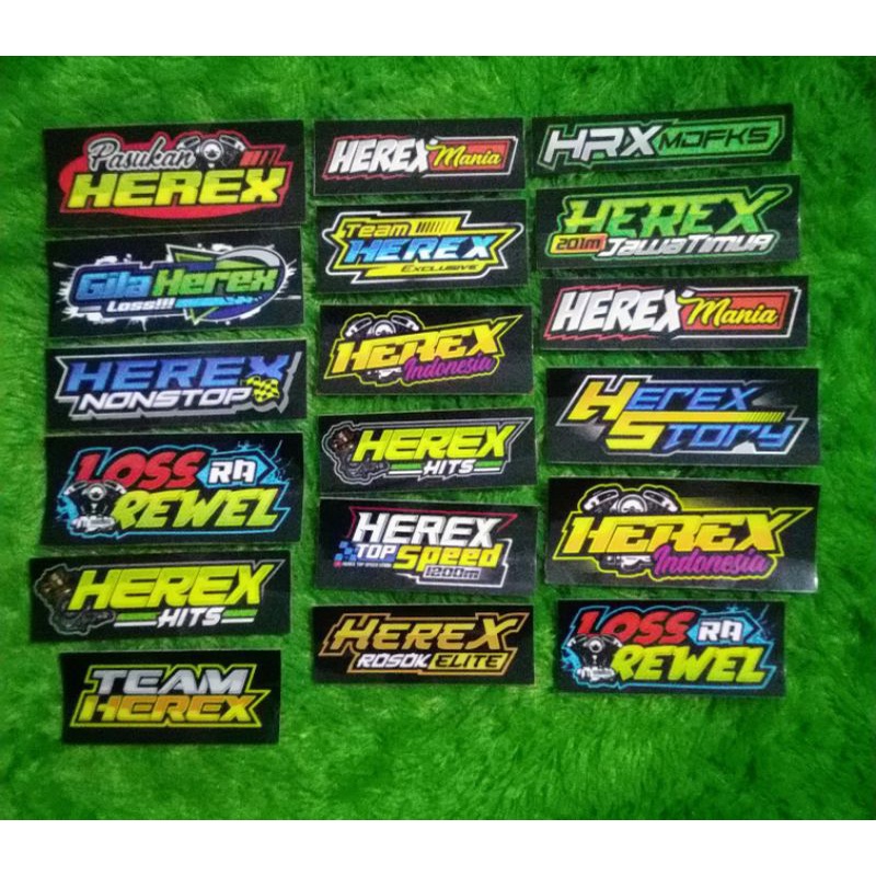 5PCS STIKER STICKER HEREX