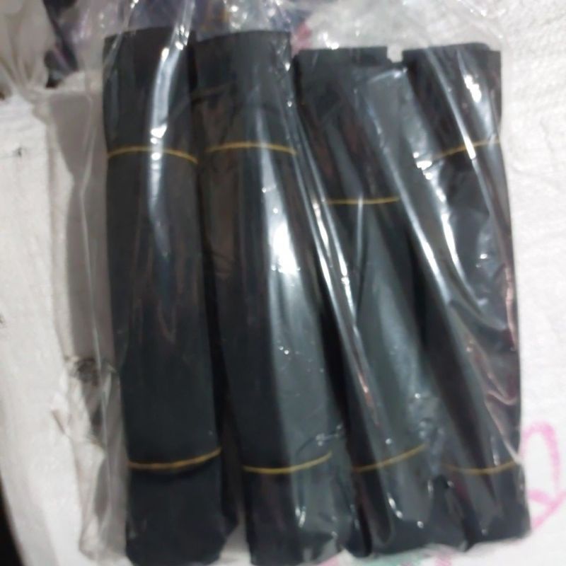 Dasi hitam polos panjang 120 cm