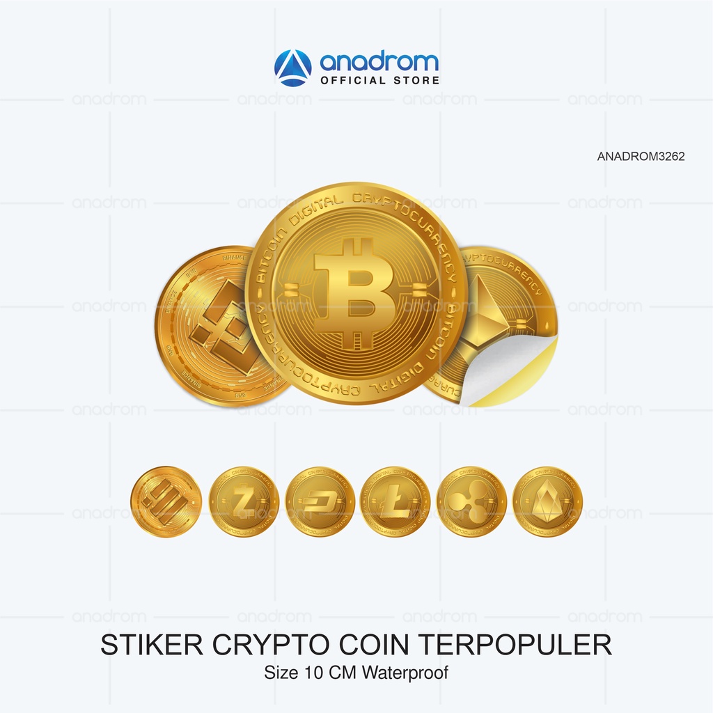 

Sticker Crypto Coin I Size 10 CM I Anadrom 3262