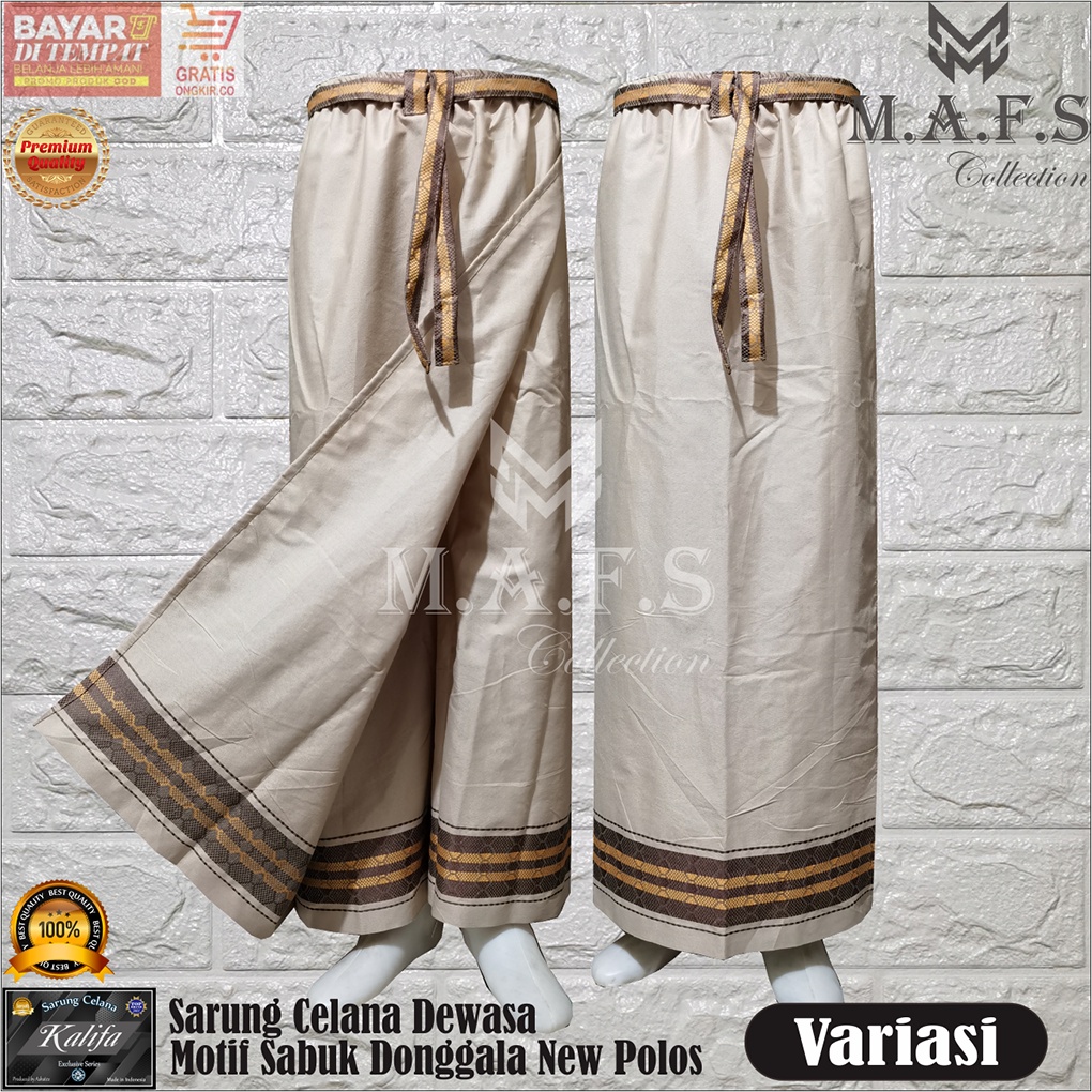 SARUNG CELANA DEWASA MOTIF POLOS SABUK DONGGALA OLD &amp; NEW MOTIF