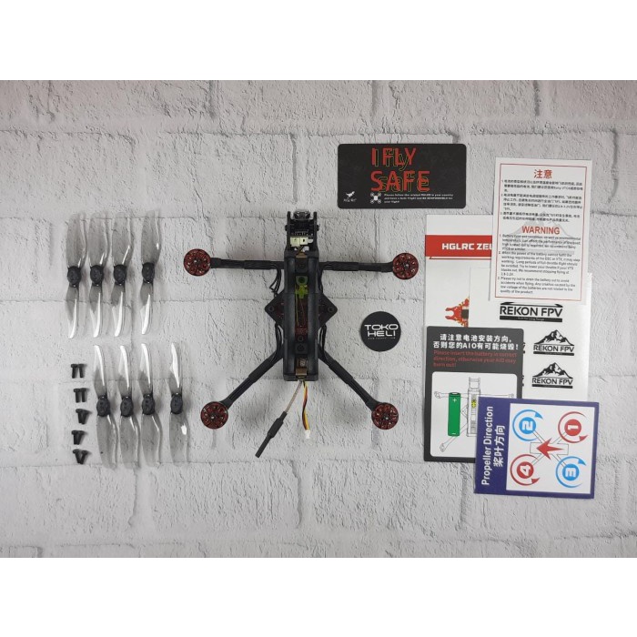 HGLRC RekonFPV Rekon 3 Nano Long Range 1S 3" 140mm PNP BNF No RX FPV