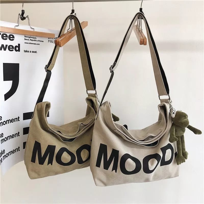 Rizkibag Mood Sling Bag Pria Wanita kanvas