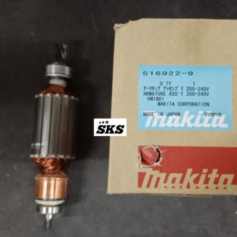 Original Armature HM 1810 makita Rotor angker jackhammer HM 1810