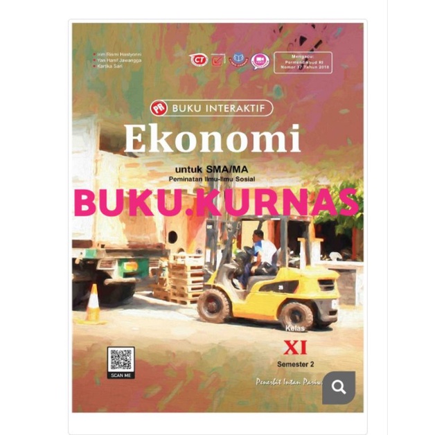 Buku lks pr interaktif ekonomi kelas XI, 11 semester 2 SMA Tahun 2022 Intan Pariwara