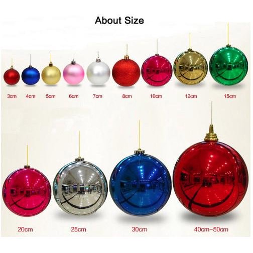 Bola Penghias Pohon Natal / Bola Dekorasi Ornamen Bola Gantung Pesta Natal Hiasan Gantung