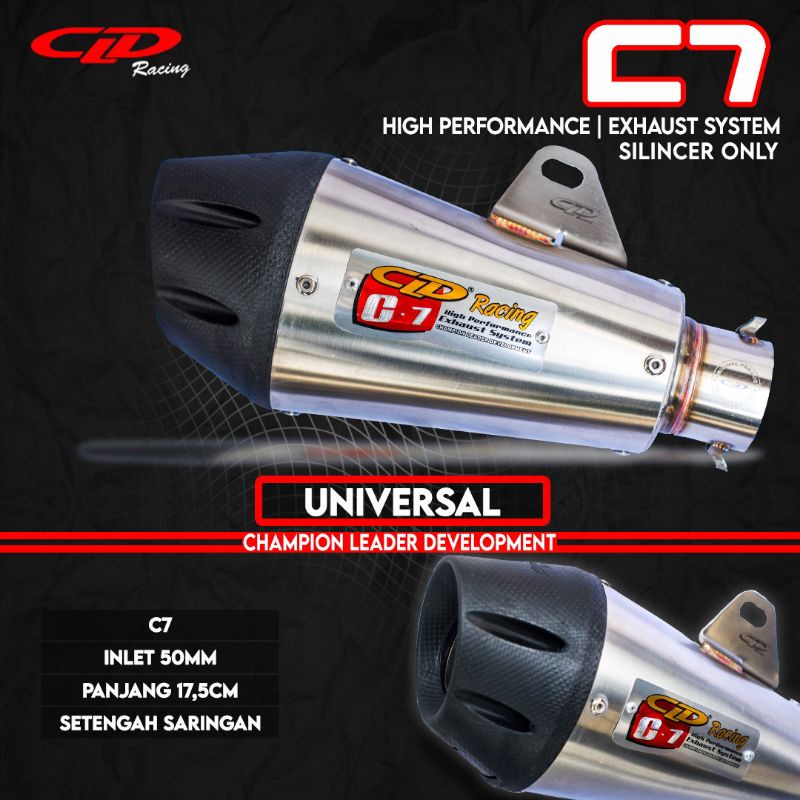 Slincer only CLD RACING C7 Inlet 38 & 50 mm