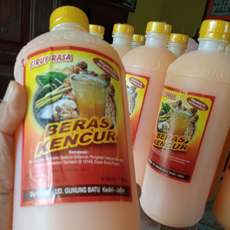

Sirup Beras Kencur Asli UD. Gunung Batu