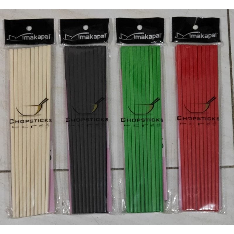 Alat Makan Sumpit Melamin Chopstick Plastik Harga 1 Pack Isi 10 Pasang