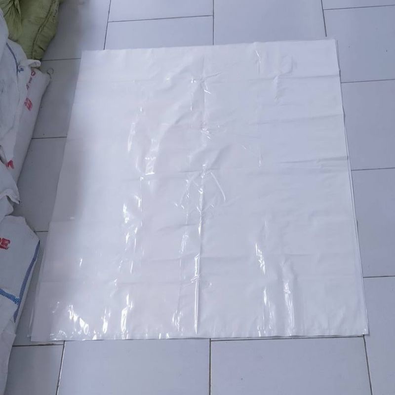 Plastik Jumbo PUTIH SUSU 90x120cm | Kantong Plastik Besar White | Trashbag jumbo | kantong sampah super besar