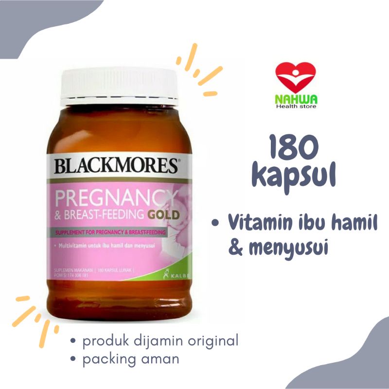 Blackmores pregnancy breastfeeding gold 180's