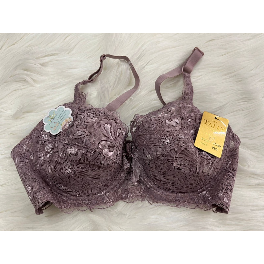 ARA98STORE - BH BRA BRUKAT TANPA BUSA 982 983 PAKAI KAWAT BH RENDA NEW ARRIVAL BRA CANTIK TALLY 982 RENDA ADA KAWAT NON BUSA - BUSA HARIAN - BUSA TIPIS