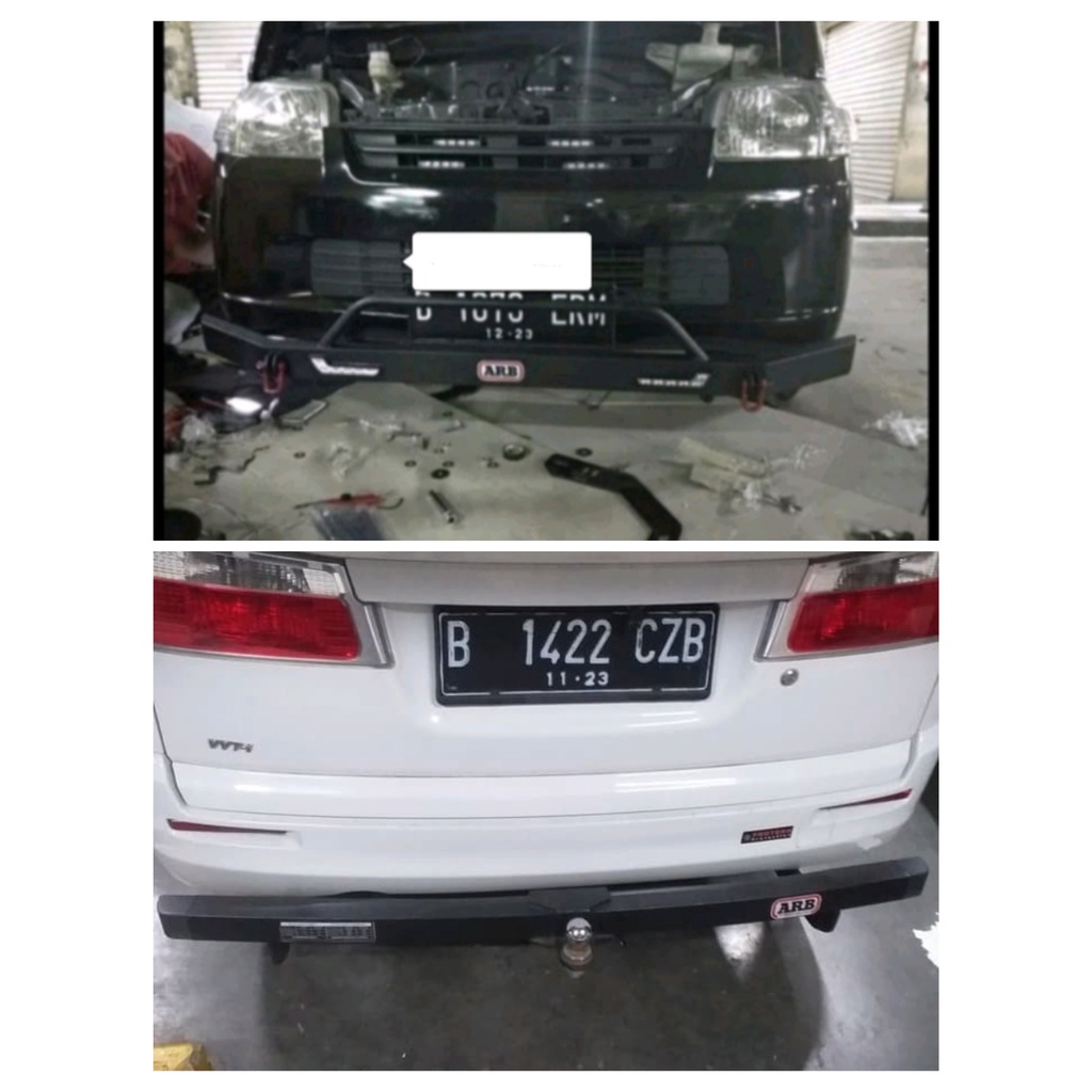 Paket Tanduk Depan+Towing ARB Belakang untuk Mobil Luxio/GrandMax