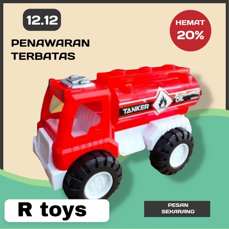 MAINAN MOBIL TANGKI PERTAMINA SEDANG / MAINAN TRUCK PERTAMINA AK87