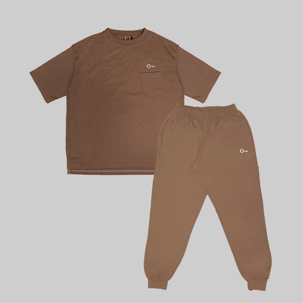 Bundling Active Set (Long Pants + Oversize Short Sleeve Saku)