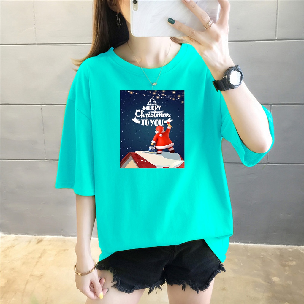 KAOS 0VERSIZE WANITA SPECIAL CRISTMAS EDITION 6