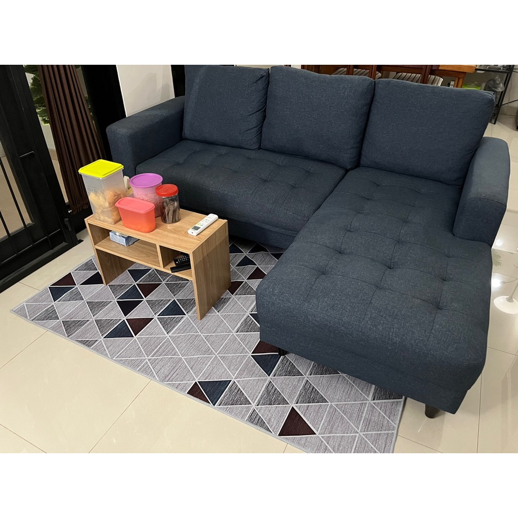 Barnik88 Karpet Lantai Permadani berkualitas Eropa Modern Design UK 90 x 150 cm Anti Slip Minimalis