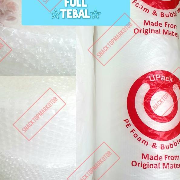 

Bubble Wrap Bening 1.25Mx50METER FULL JAMIN TEBAL TOP QUALITY