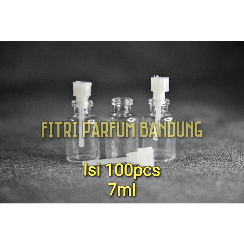 Botol penisilin botol tester botol vial 7ml 7 ml 7cc isi 100pcs