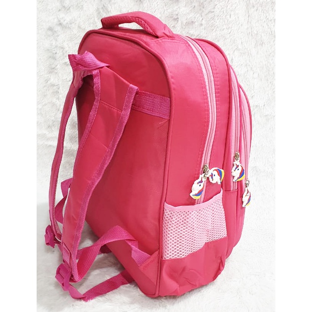 FREE KOTAK PENSIL TAS RANSEL ANAK SEKOLAH TK / SD PEREMPUAN GAMBAR KUDA PONY TIMBUL VALE TWO 14inch - 16inch